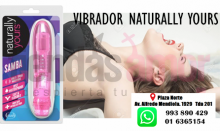 VIBRADOR NATURALLY YOURS VELOCIDADES JELLY PINK